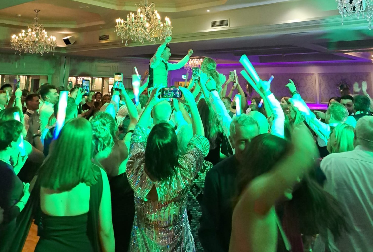 Packed dance floor at an Irish wedding — DJ Matsey D