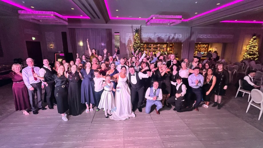 Wedding DJ Co. Meath — packed dancefloor at Johnstown Estate Hotel, DJ Matsey D